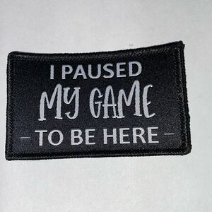 Funny/sarcastic 2 x 3 loop and hook patch